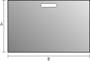 Funkenschutzplatte aus Braunglas