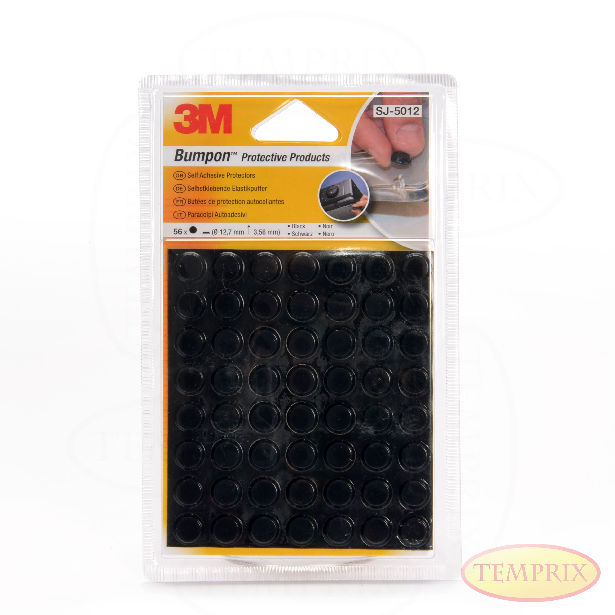 3M Bumpon SJ5312 Elastikpuffer Transparent Abstandshalter Puffer Temprix